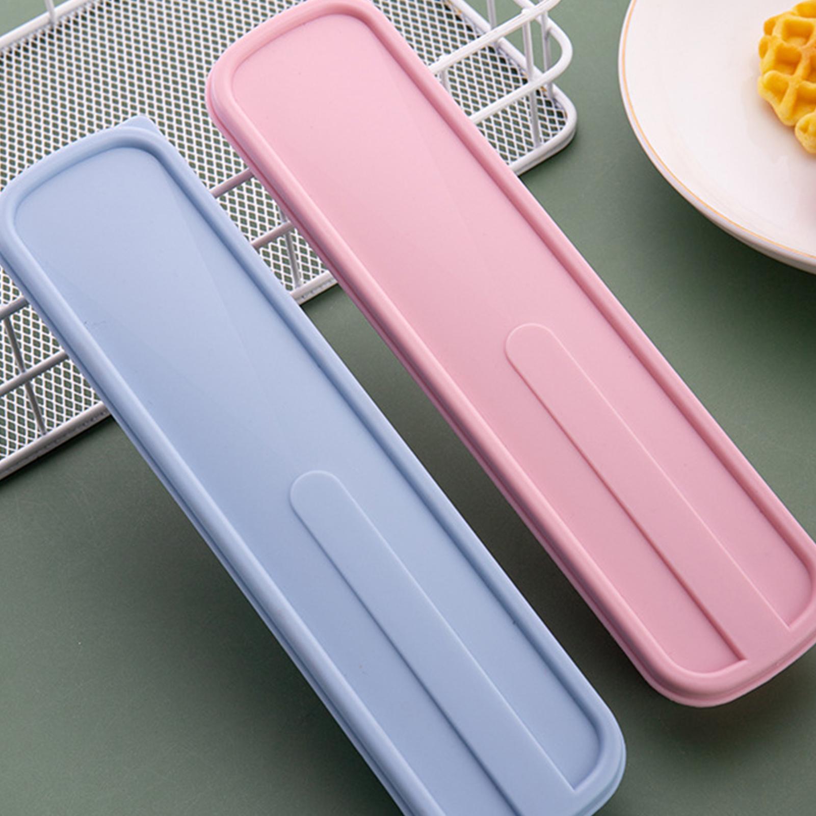 Bamboo Cutlery Travel - Portable Tableware Storage Box Eco-Friendly Cutlery