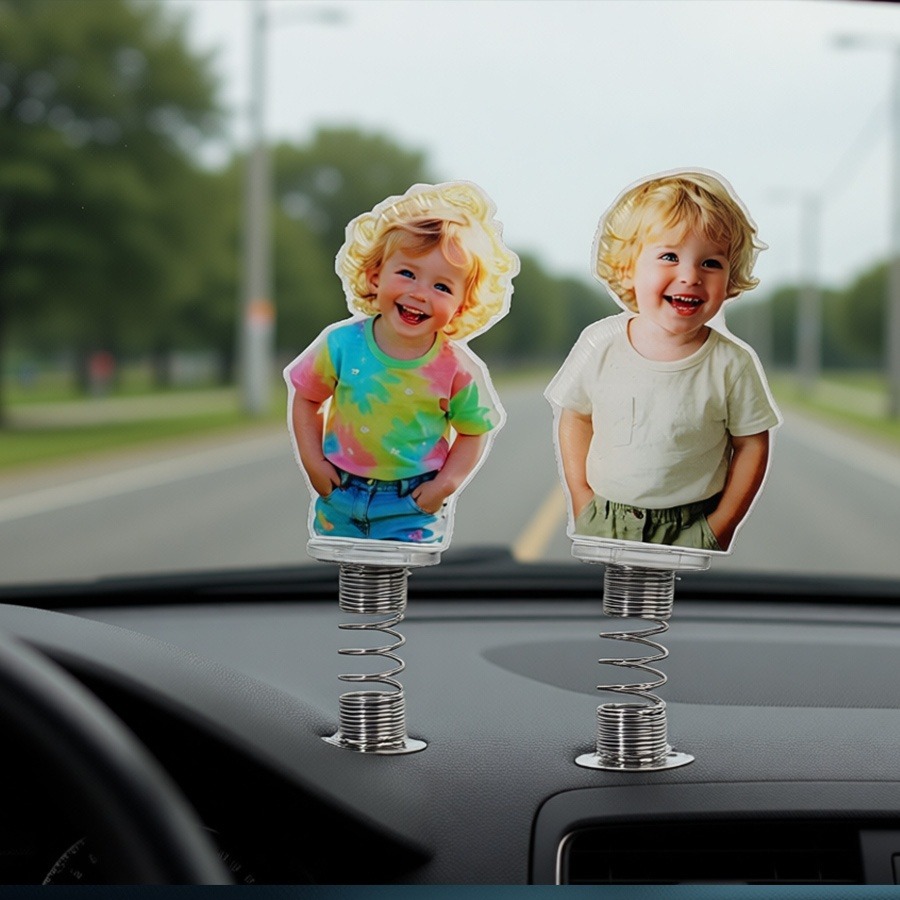 Sustainable Living Products - Personalized Acrylic Photo Ornament | Car