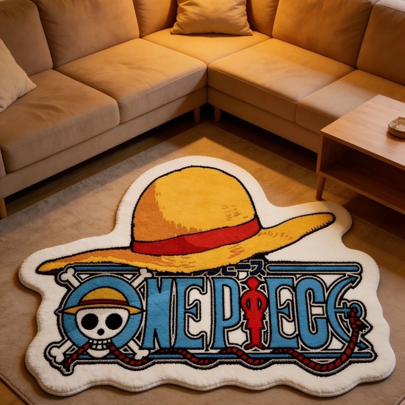 Sustainable Living Products - One Piece Anime Spliced Area Rug
