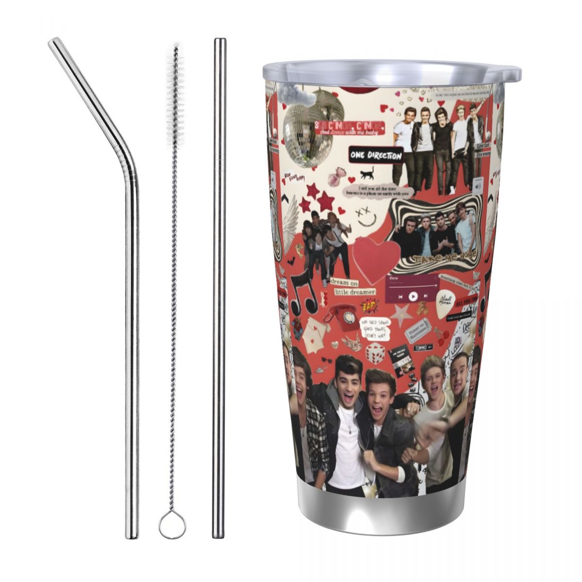 Stainless Steel Straw - O-One-D-Directions 20oz Stainless Steel Car Mug