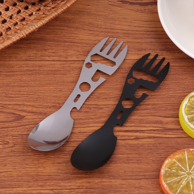1/5Pcs 10 In 1 Camping Utensil - огляд і ціна Bamboo Cutlery Travel