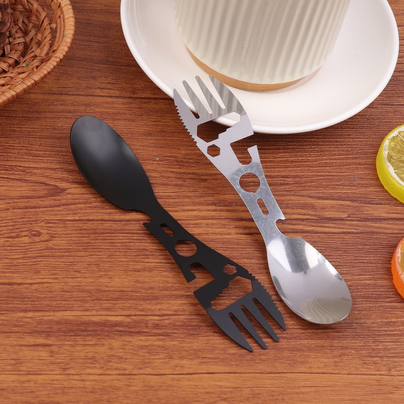1/5Pcs 10 In 1 Camping Utensil - огляд і ціна Bamboo Cutlery Travel