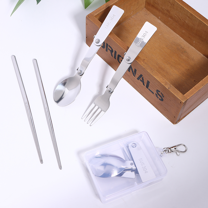New 1Pc/3Pcs Portable Outdoor  - огляд і ціна Bamboo Cutlery Travel