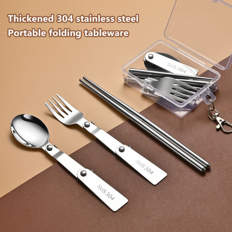 New 1Pc/3Pcs Portable Outdoor  - огляд і ціна Bamboo Cutlery Travel