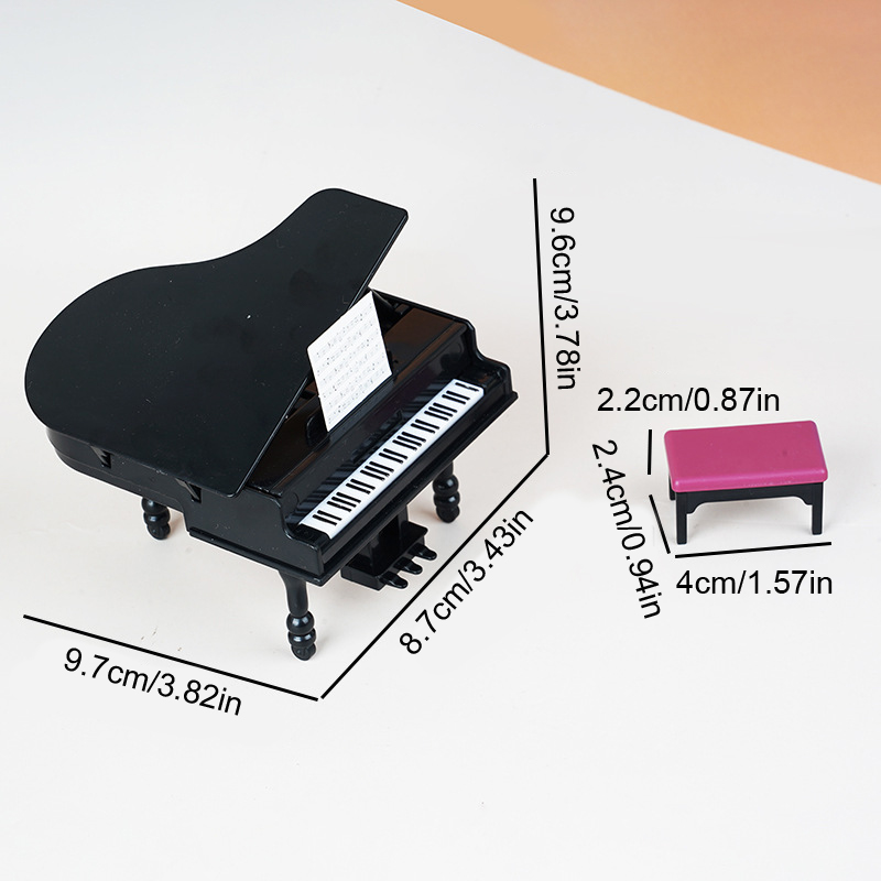 1:12 Dollhouse Miniature Piano - огляд і ціна Sustainable Living Products