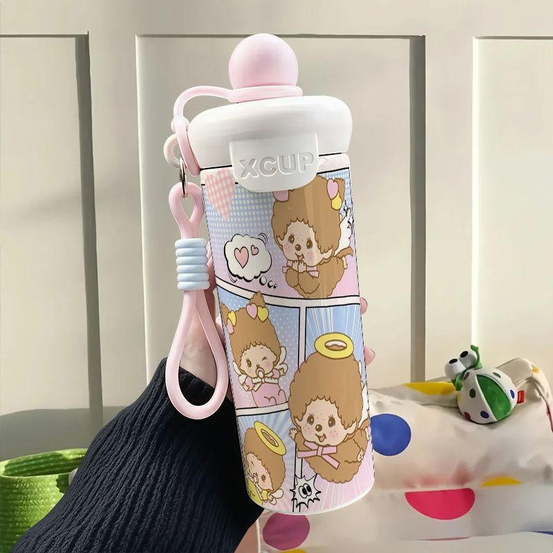 Monchhichi Cute Graffiti Stain - огляд і ціна Stainless Steel Straw