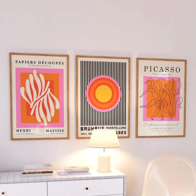 3pcsModern Orange  Bauhaus And - огляд і ціна Sustainable Living Products