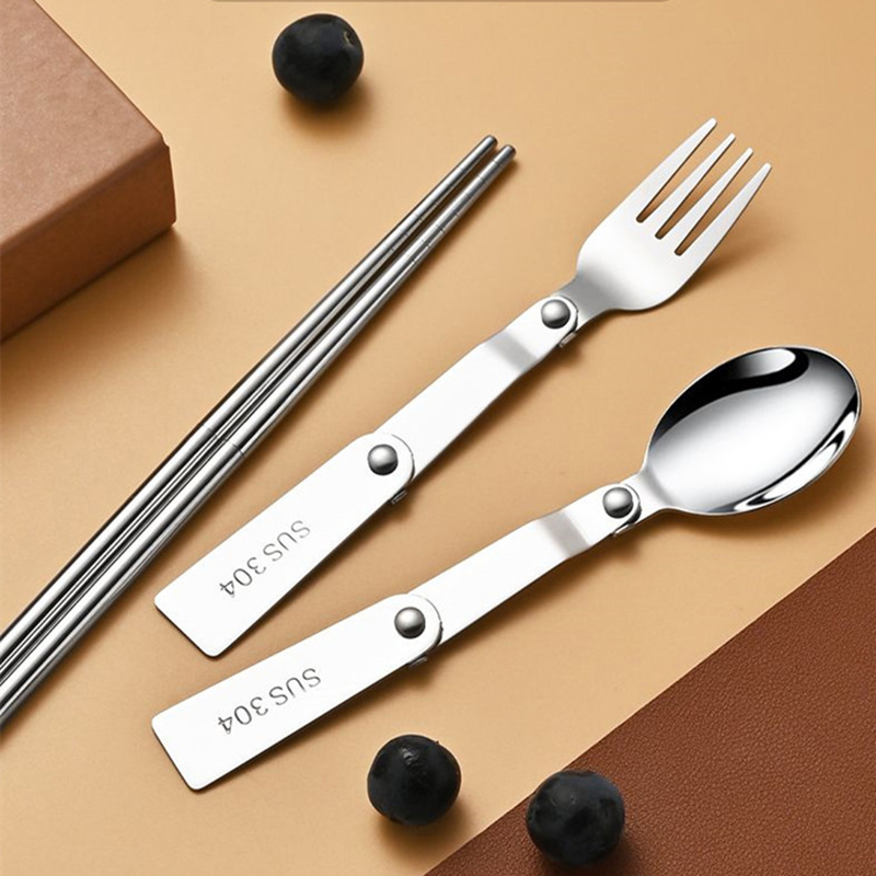 [E] 1Pc/3Pcs Portable Outdoor  - огляд і ціна Bamboo Cutlery Travel