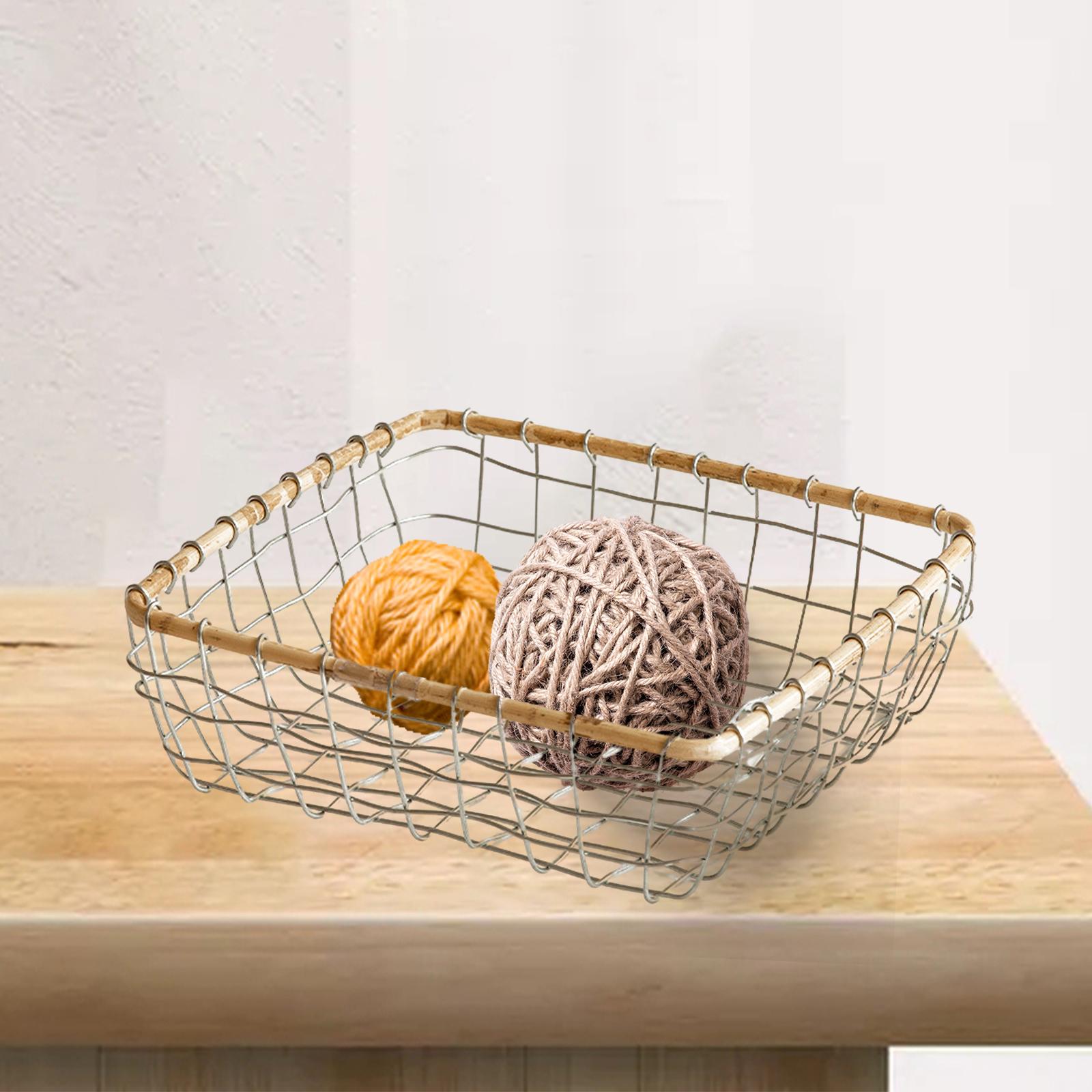 Fruit Basket Wire Basket Desk  - огляд і ціна Compost Bin Countertop