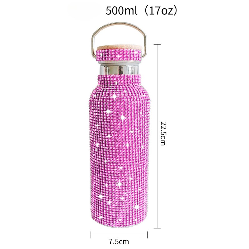 Purple Bling Rhinestone Water  - огляд і ціна Bamboo Cutlery Travel