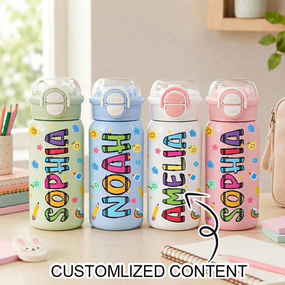 Custom Name Kids Stainless Ste - огляд і ціна Stainless Steel Straw