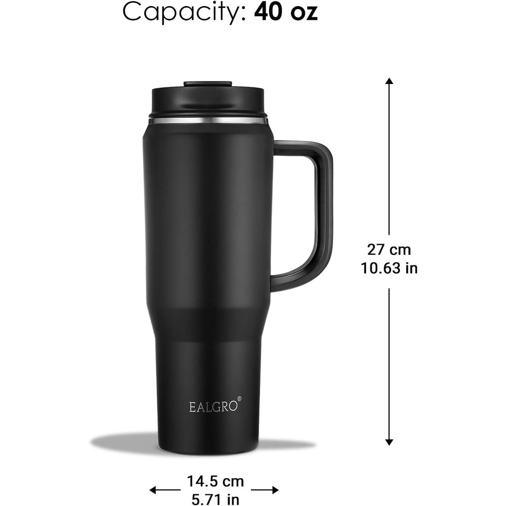 40 oz Insulated Travel Mug wit - огляд і ціна Stainless Steel Straw