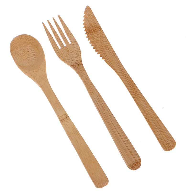 1 Set Bamboo Travel Cutlery Se - огляд і ціна Bamboo Cutlery Travel