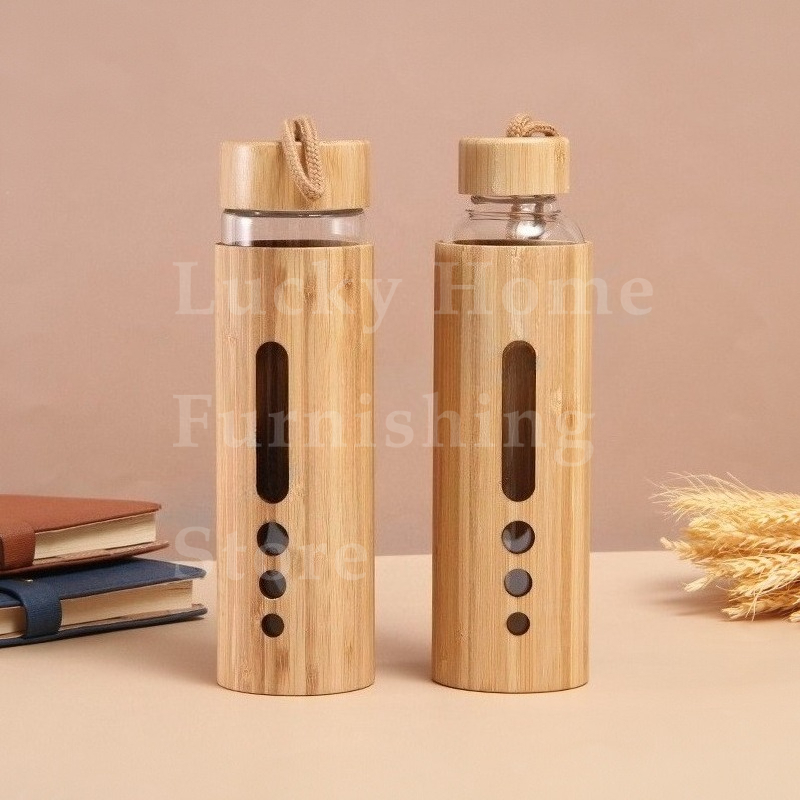 550ML Borosilicate Glass Water - огляд і ціна Bamboo Cutlery Travel