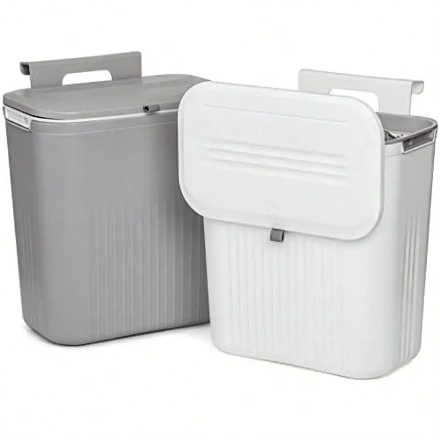 2 Pack 2.4 Gallon Kitchen Comp - огляд і ціна Compost Bin Countertop